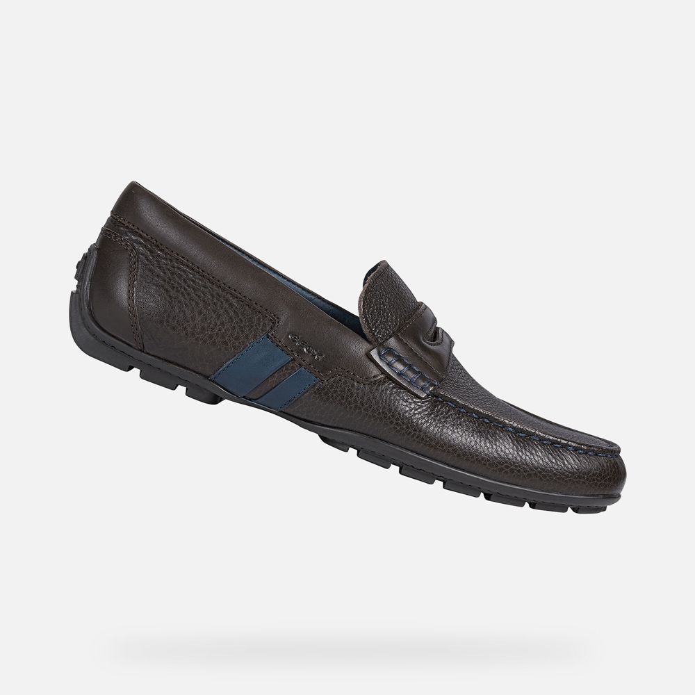 Geox Loafers Dark Brown Moner - Geox Mens Shoes - QSMIVC519